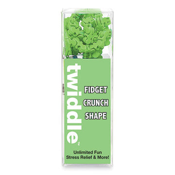 Zorbitz Twiddle Fidget Crunch Shape, Green, Ages 5 And Up freeshipping - TVN Wholesale